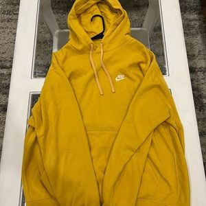 Yellow Nike Sweatshirt Hoodie